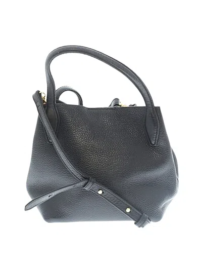 Pre-owned Unbranded Leather Satchel In Black