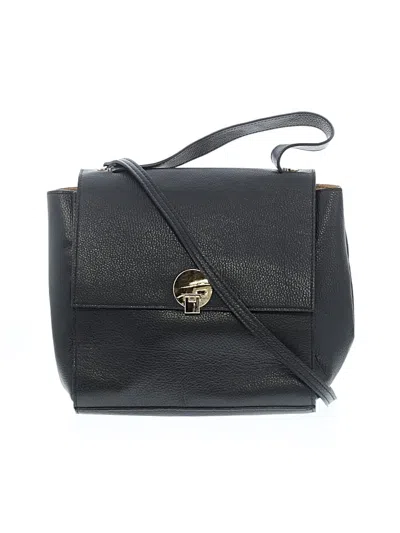 Pre-owned Unbranded Leather Satchel In Black