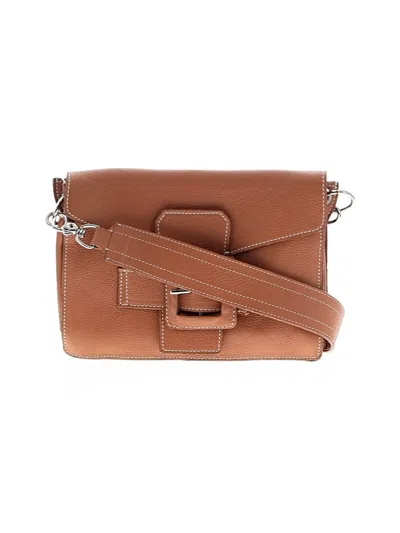 Pre-owned Unbranded Leather Satchel In Brown