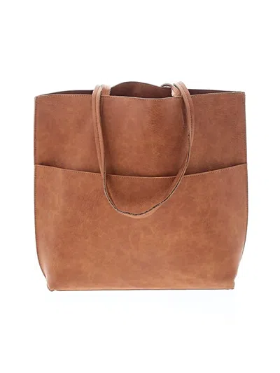 Pre-owned Unbranded Leather Shoulder Bag In Brown