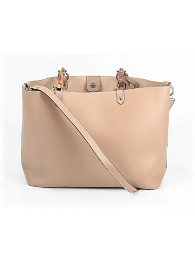 Pre-owned Unbranded Leather Tote Bag In Brown