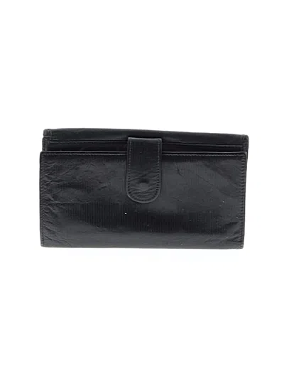 Pre-owned Unbranded Leather Wallet In Black