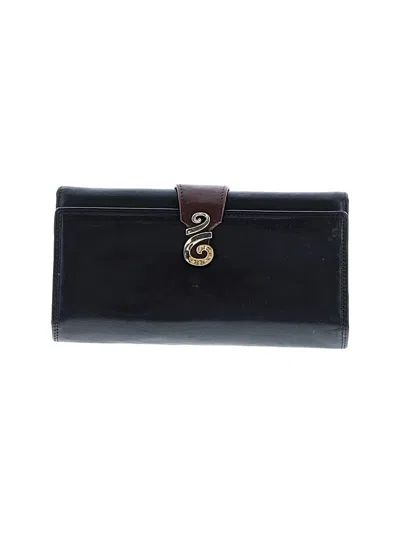 Pre-owned Unbranded Leather Wallet In Black