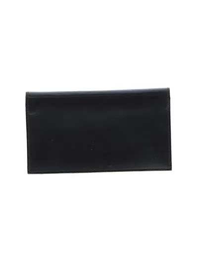 Pre-owned Unbranded Leather Wallet In Black