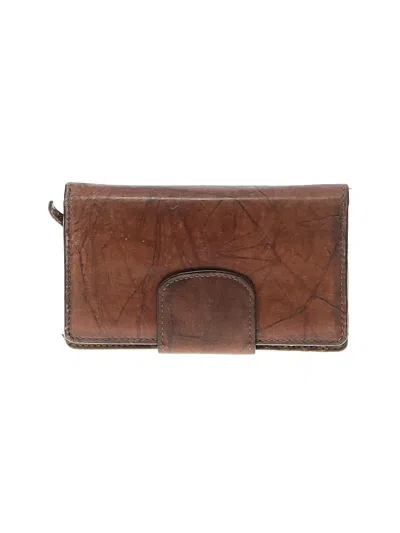 Pre-owned Unbranded Leather Wallet In Brown