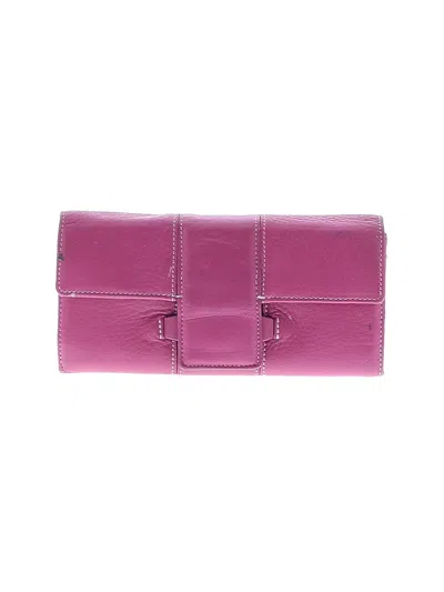 Pre-owned Unbranded Leather Wallet In Pink