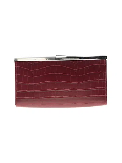 Pre-owned Unbranded Leather Wallet In Red