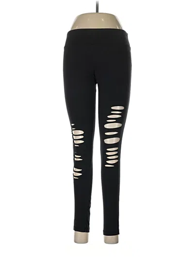 Pre-owned Unbranded Leggings In Black