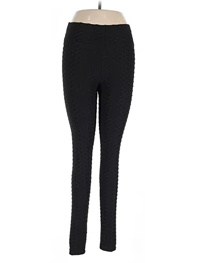 Pre-owned Unbranded Leggings In Black