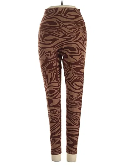 Pre-owned Unbranded Leggings In Brown
