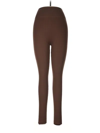 Pre-owned Unbranded Leggings In Brown
