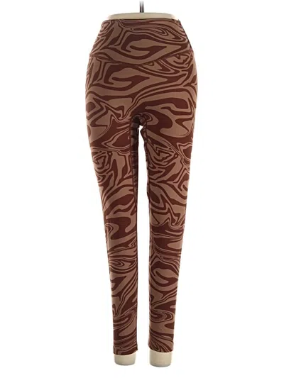 Pre-owned Unbranded Leggings In Brown