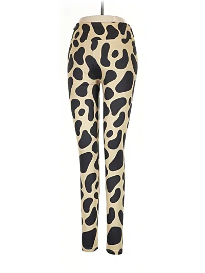 Pre-owned Unbranded Leggings In Gold
