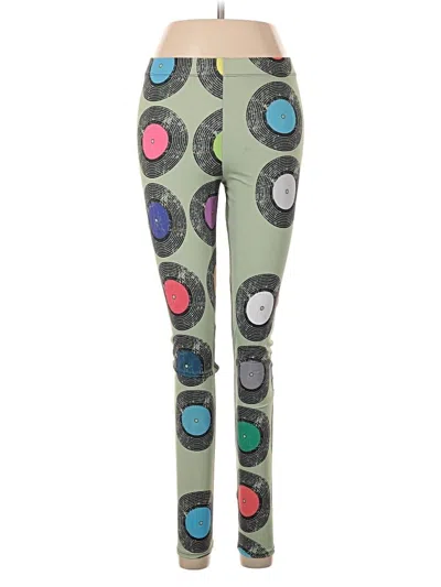 Pre-owned Unbranded Leggings In Green
