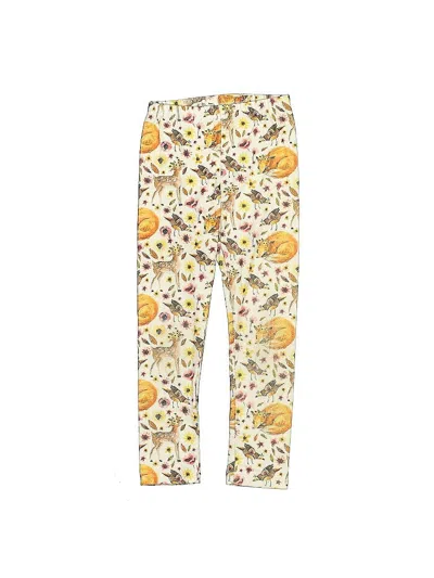 Pre-owned Unbranded Kids' Leggings In Orange