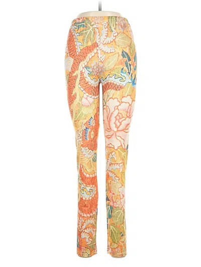 Pre-owned Unbranded Leggings In Orange