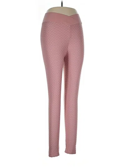 Pre-owned Unbranded Leggings In Pink