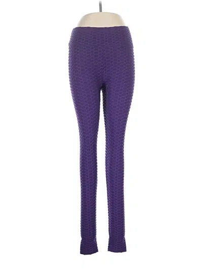 Pre-owned Unbranded Leggings In Purple