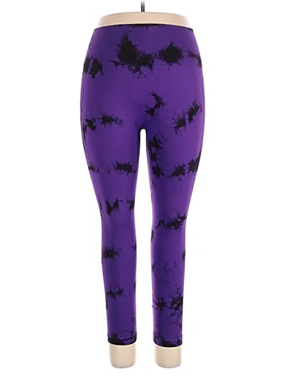 Pre-owned Unbranded Leggings In Purple
