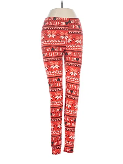 Pre-owned Unbranded Leggings In Red