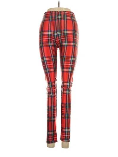 Pre-owned Unbranded Leggings In Red