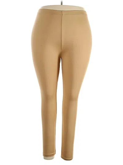 Pre-owned Unbranded Leggings In Tan