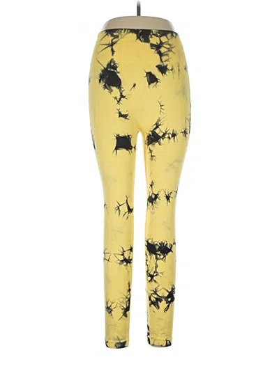 Pre-owned Unbranded Leggings In Yellow