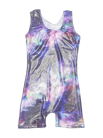 Pre-owned Unbranded Kids' Leotard In Silver