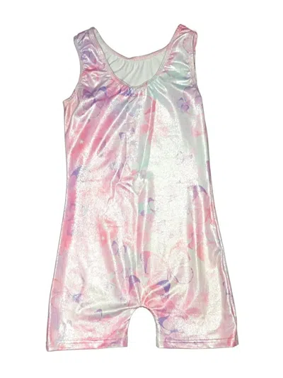 Pre-owned Unbranded Kids' Leotard In Silver