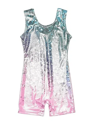 Pre-owned Unbranded Kids' Leotard In Silver