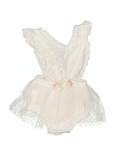 Pre-owned Unbranded Kids' Leotard In White