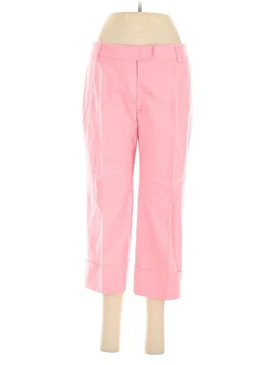 Pre-owned Unbranded Linen Pants In Pink