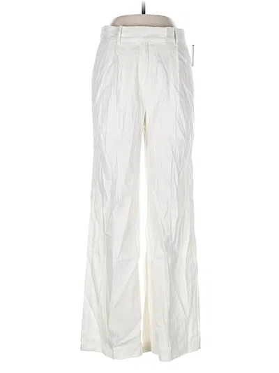 Pre-owned Unbranded Linen Pants In White