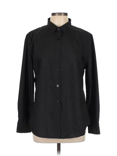 Pre-owned Unbranded Long Sleeve Blouse In Black