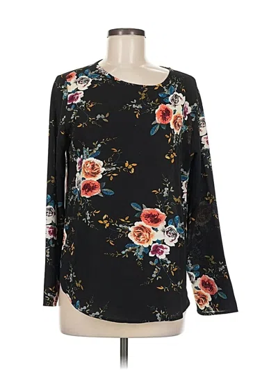 Pre-owned Unbranded Long Sleeve Blouse In Black