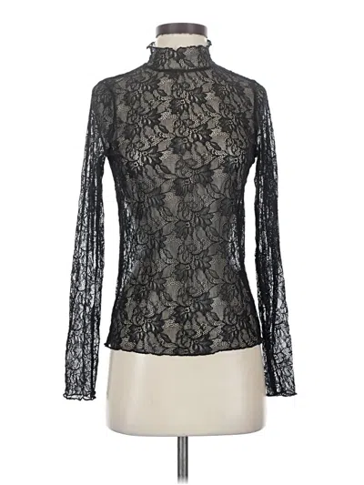 Pre-owned Unbranded Long Sleeve Blouse In Black