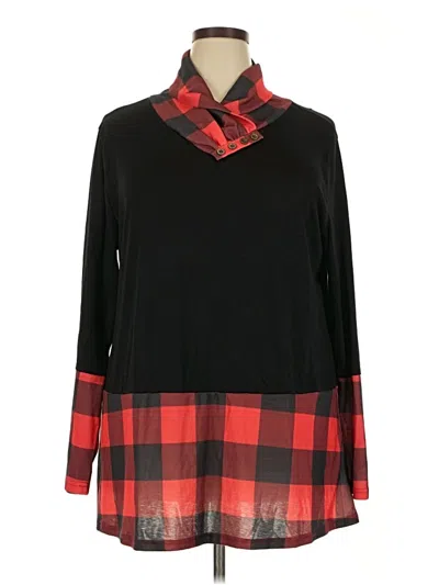 Pre-owned Unbranded Long Sleeve Blouse In Black