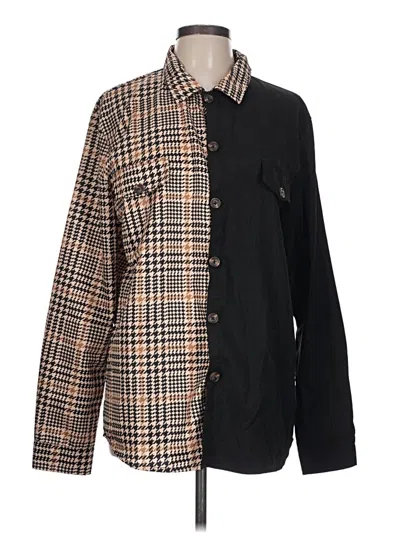 Pre-owned Unbranded Long Sleeve Blouse In Black