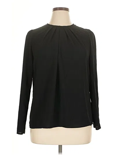 Pre-owned Unbranded Long Sleeve Blouse In Black