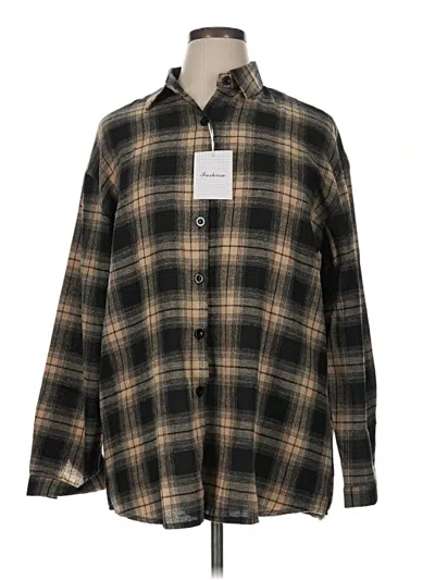Unbranded Long Sleeve Blouse In Black