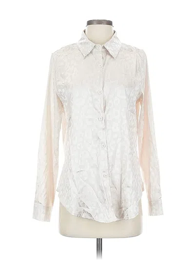 Pre-owned Unbranded Long Sleeve Blouse In Brown