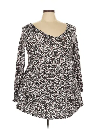 Pre-owned Unbranded Long Sleeve Blouse In Brown