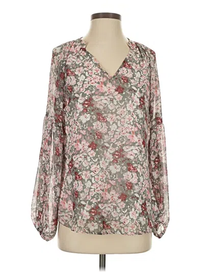 Pre-owned Unbranded Long Sleeve Blouse In Gray