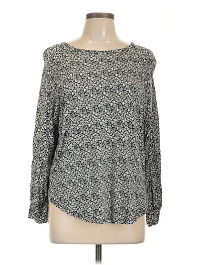 Pre-owned Unbranded Long Sleeve Blouse In Gray