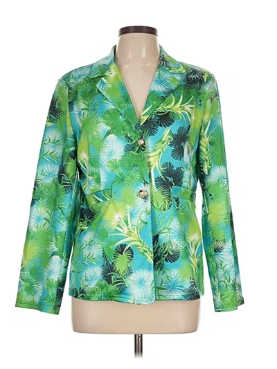 Pre-owned Unbranded Long Sleeve Blouse In Green