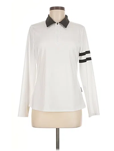 Pre-owned Unbranded Long Sleeve Blouse In Ivory