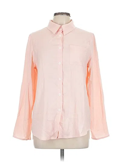 Pre-owned Unbranded Long Sleeve Blouse In Pink