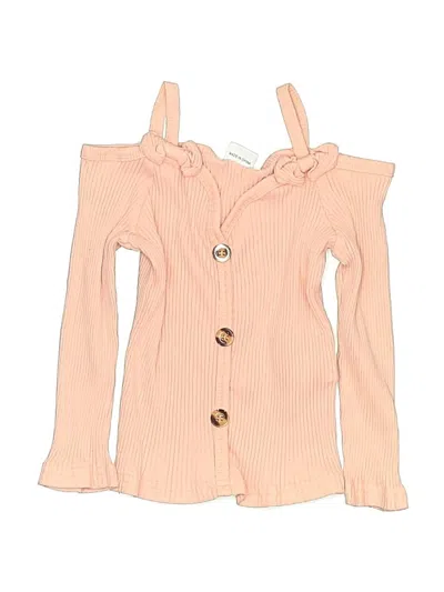 Pre-owned Unbranded Kids' Long Sleeve Blouse In Pink