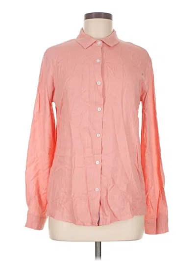 Pre-owned Unbranded Long Sleeve Blouse In Pink