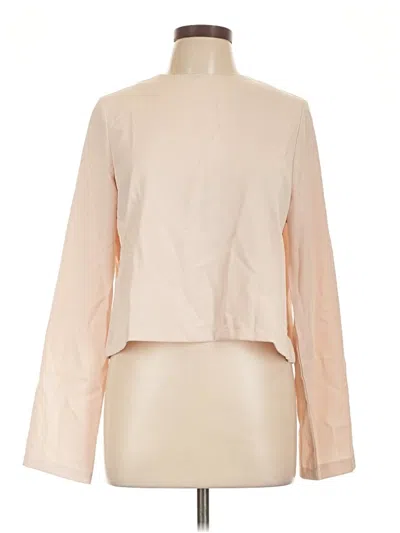 Pre-owned Unbranded Long Sleeve Blouse In Tan